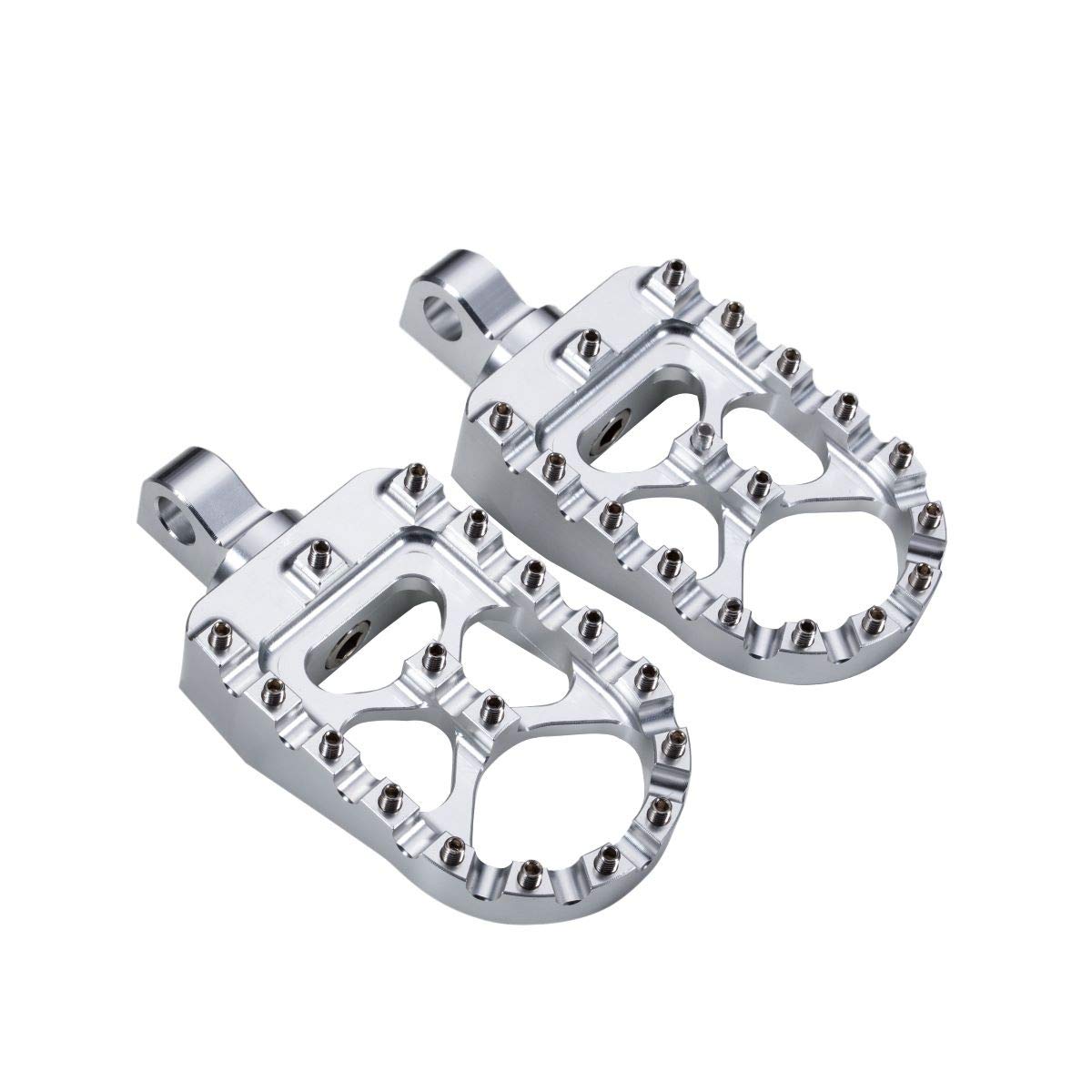 Hopider foot peg front view showing wide platform and secure fit
