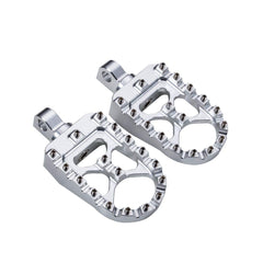 Hopider foot peg front view showing wide platform and secure fit