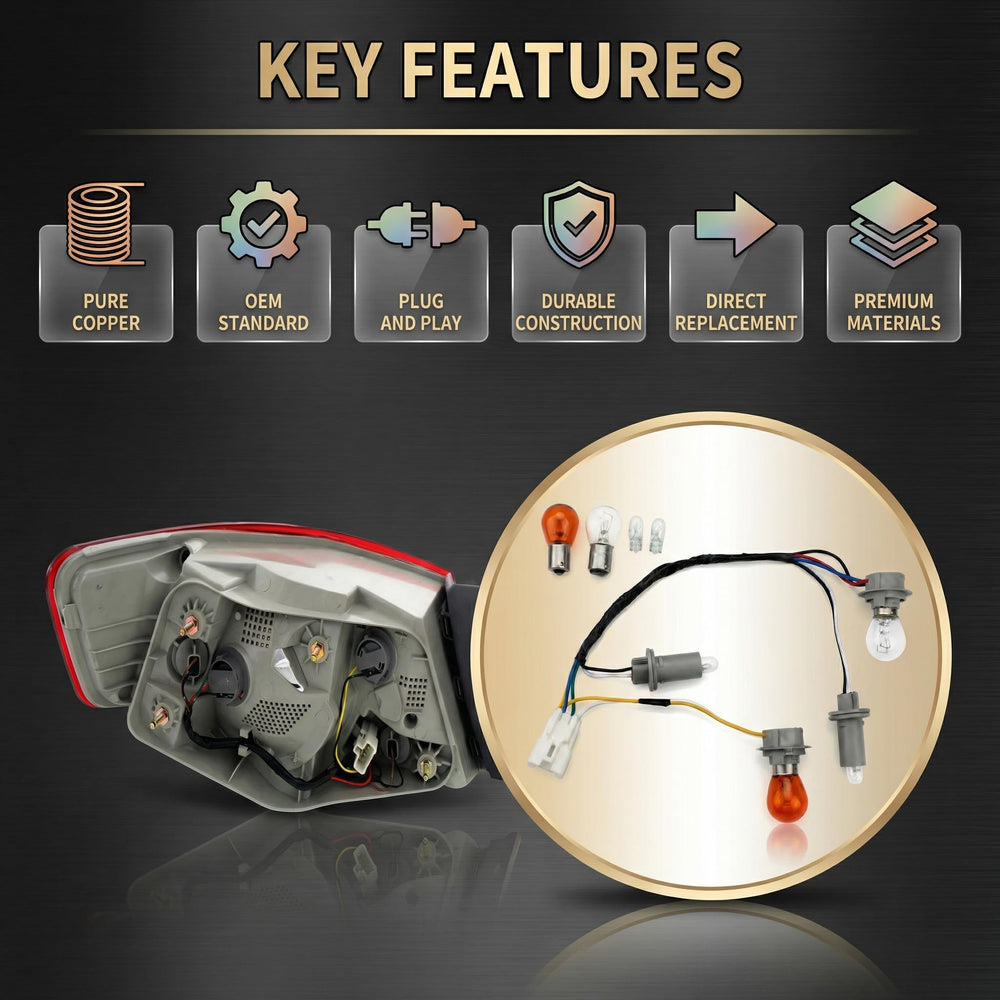 Pack of eight HOPUT halogen bulbs displayed to show included spares and convenience