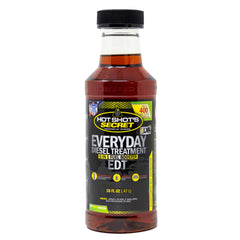 Hot Shot's Secret EDT 16 oz front bottle view showing product branding and size benefit