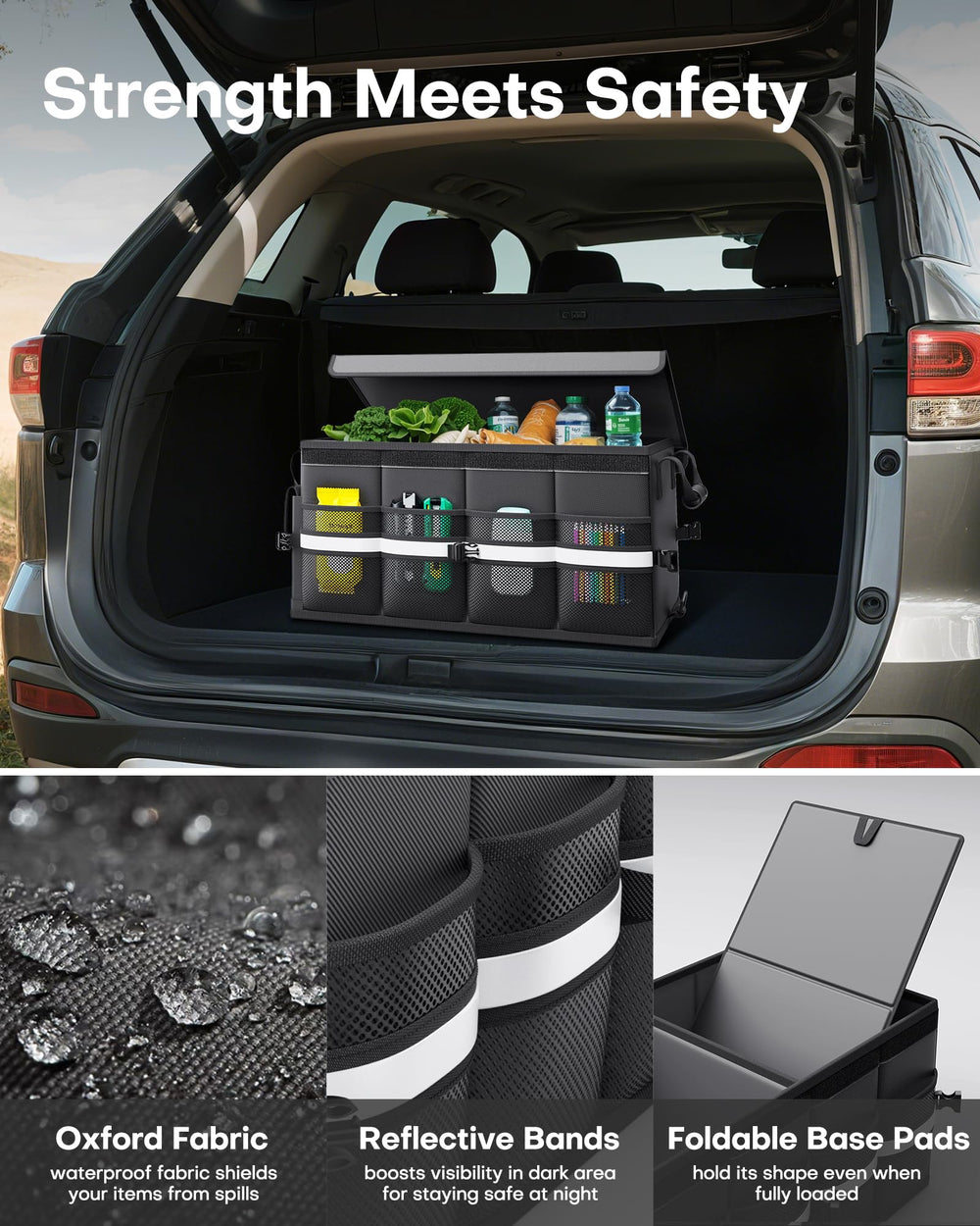 HOTOR detachable cover and zipper detail protecting contents from dust
