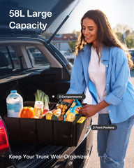 HOTOR open top displaying two large compartments for organized storage