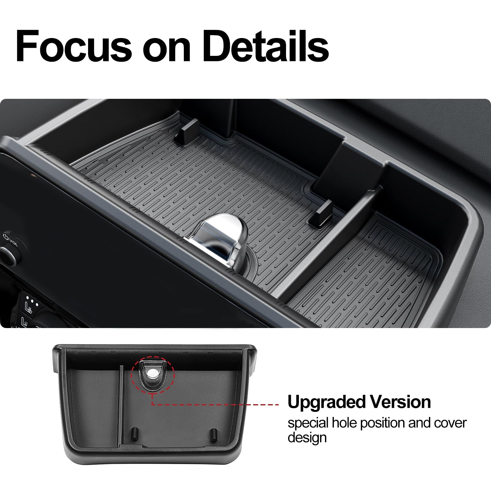 HOUCLEMIC side profile showing precise dashboard fit and seamless look