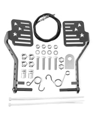 HOWBOW front view of complete big pedals kit showing included parts and benefits