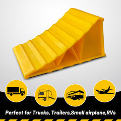 HOXWELL stacked chocks compact for easy storage in an RV compartment