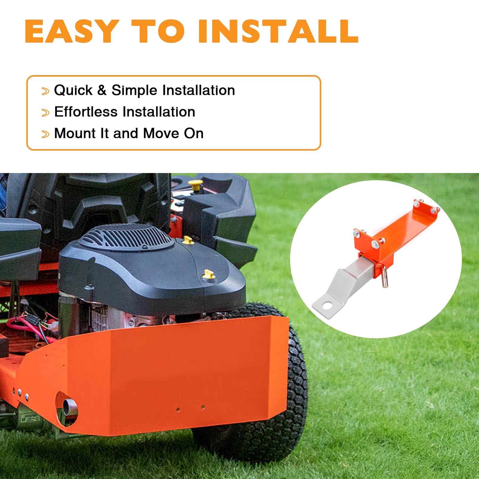 HQPASFY hitch beside ruler for scale showing compact size and compatibility benefit