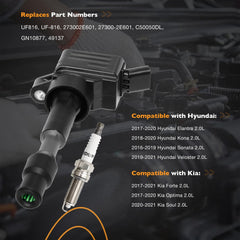 HQPASFY ignition coil close-up showing robust connector and insulation benefit