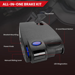 HRepair proportional brake controller digital display illuminated for quick status checks and easy calibration