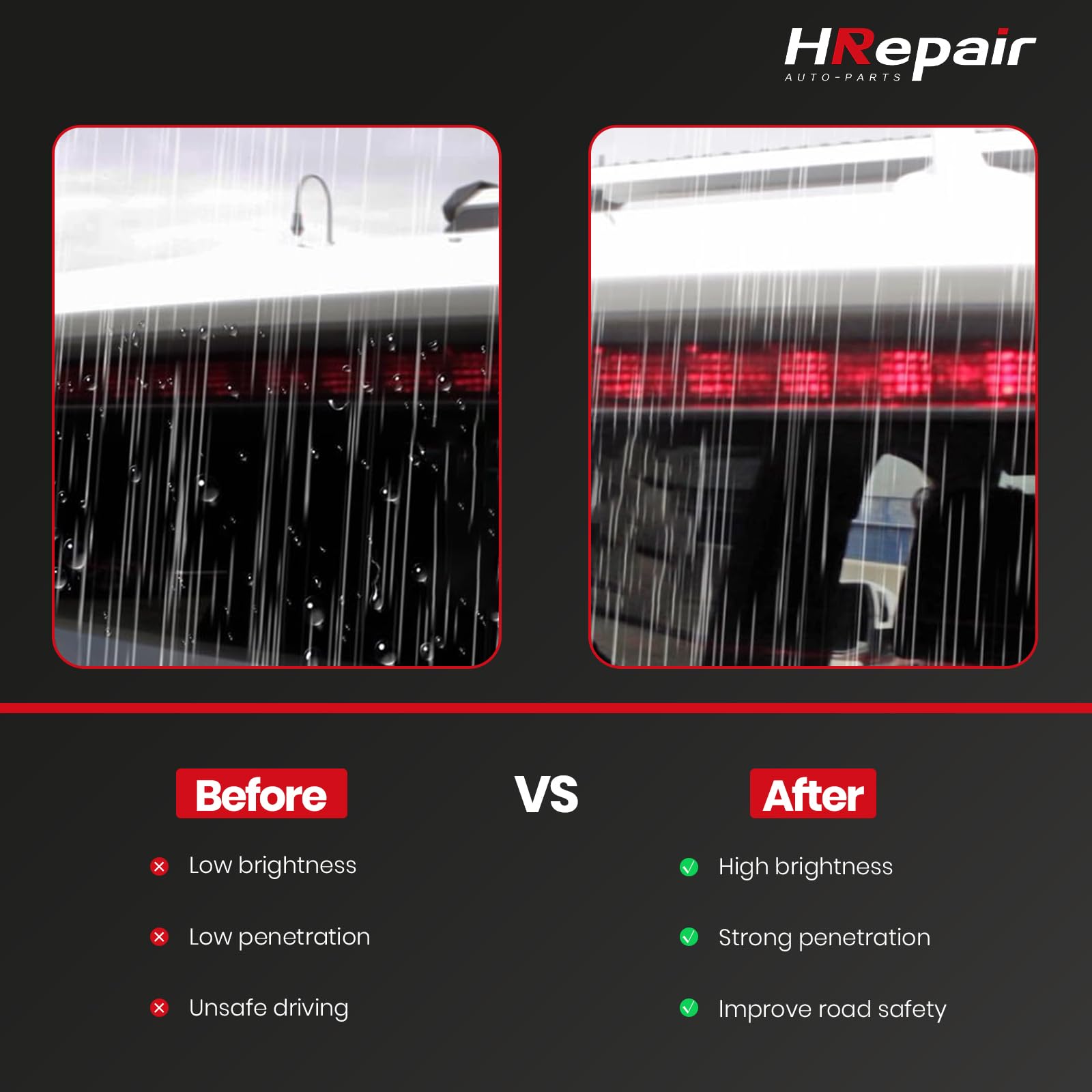 HRepair packaging with included hardware for straightforward replacement