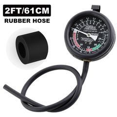 Hromee gauge connected to engine demonstrating on-vehicle testing benefit