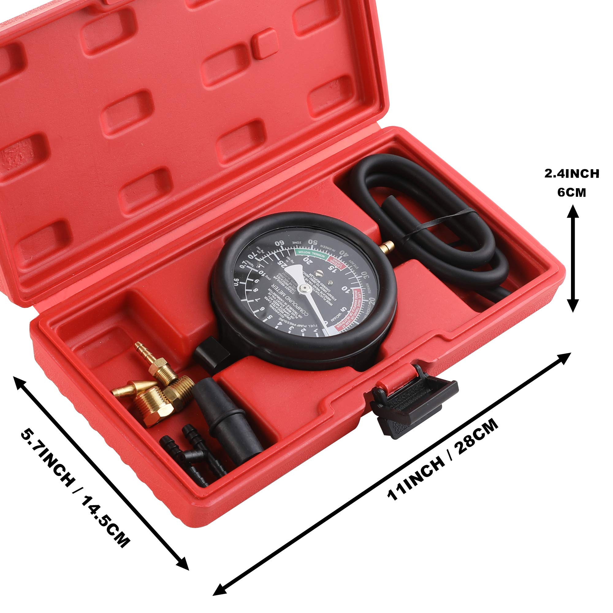 Hromee kit beside ruler showing compact size for easy storage
