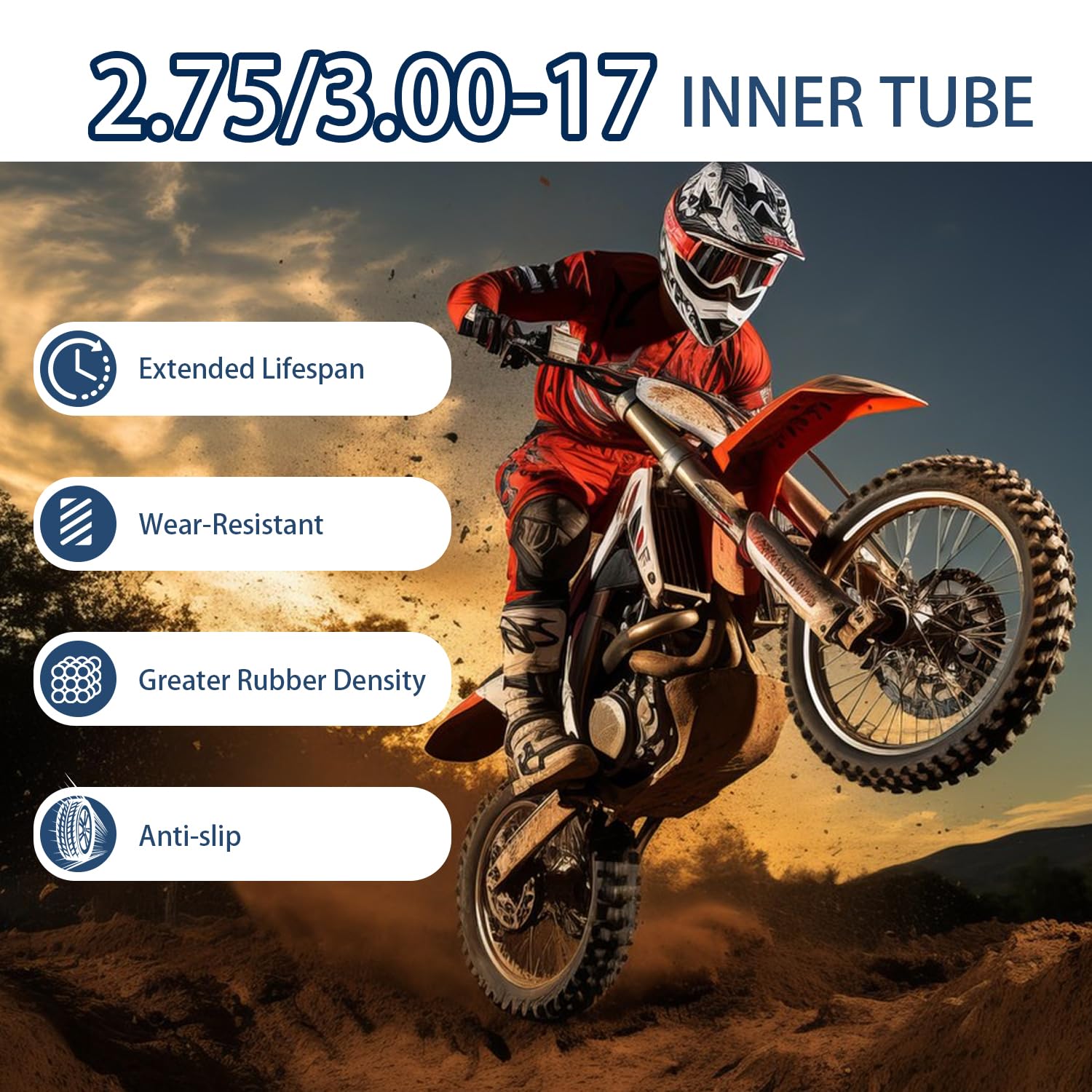 Hromra inner tube installed in tire demonstrating correct fit and easy installation