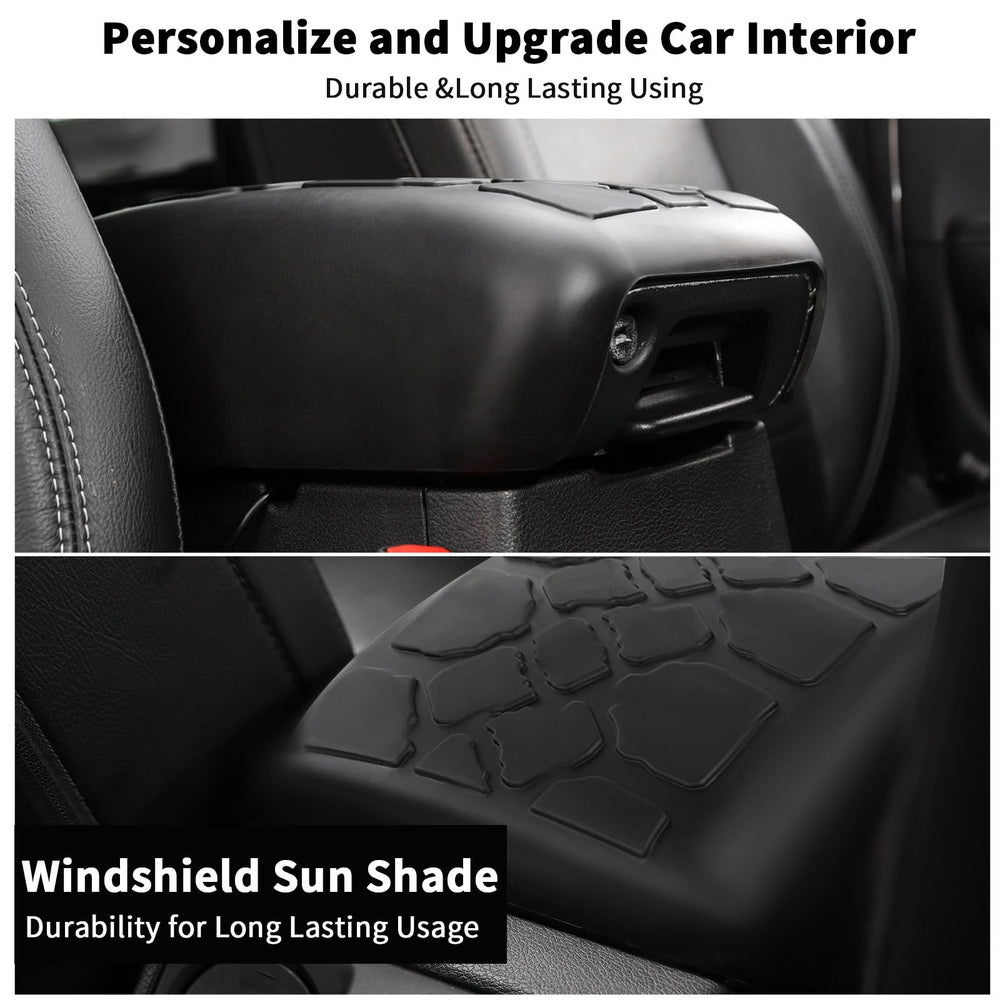 HTHE armrest in use with hand resting for added driving comfort