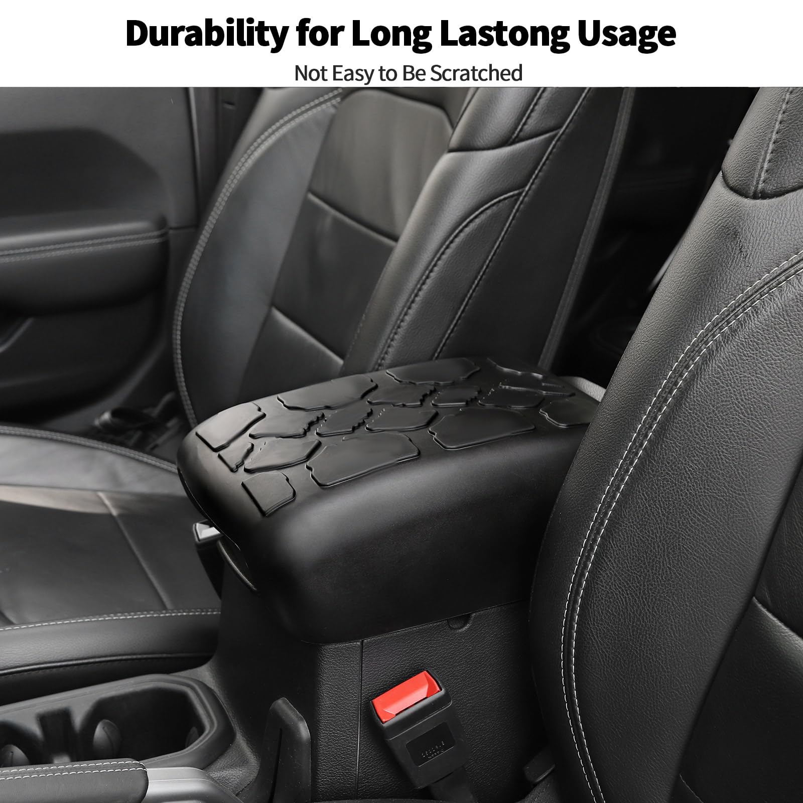 HTHE lifestyle shot in Jeep interior showing durable protective upgrade