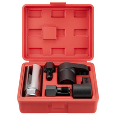 HTOMT front packaging open showing complete 5-piece oxygen sensor kit and case benefit organization
