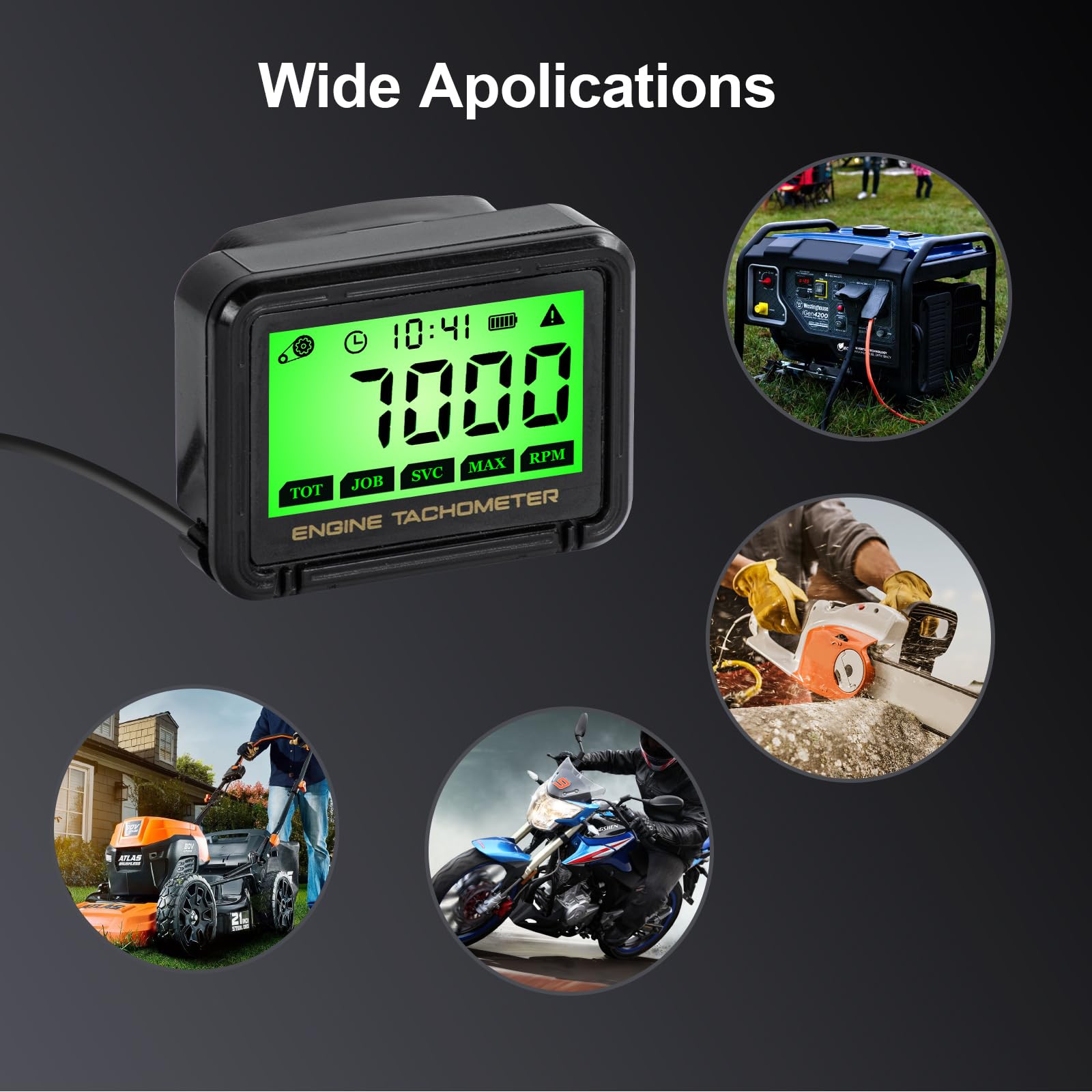 HTPREC open battery compartment for quick battery replacement