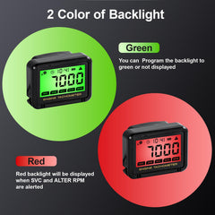HTPREC green backlight close-up improving readability in low light