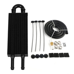 HTRACING front view of cooler showing compact black finish and airflow benefit