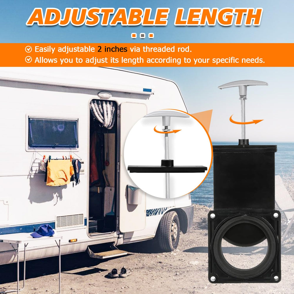 HUAREW aluminum tube surface and tightening nut close-up, strong lightweight material