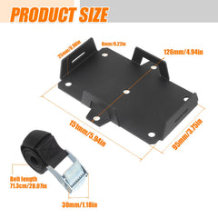 HUAREW close-up of black anodized finish highlighting corrosion resistance