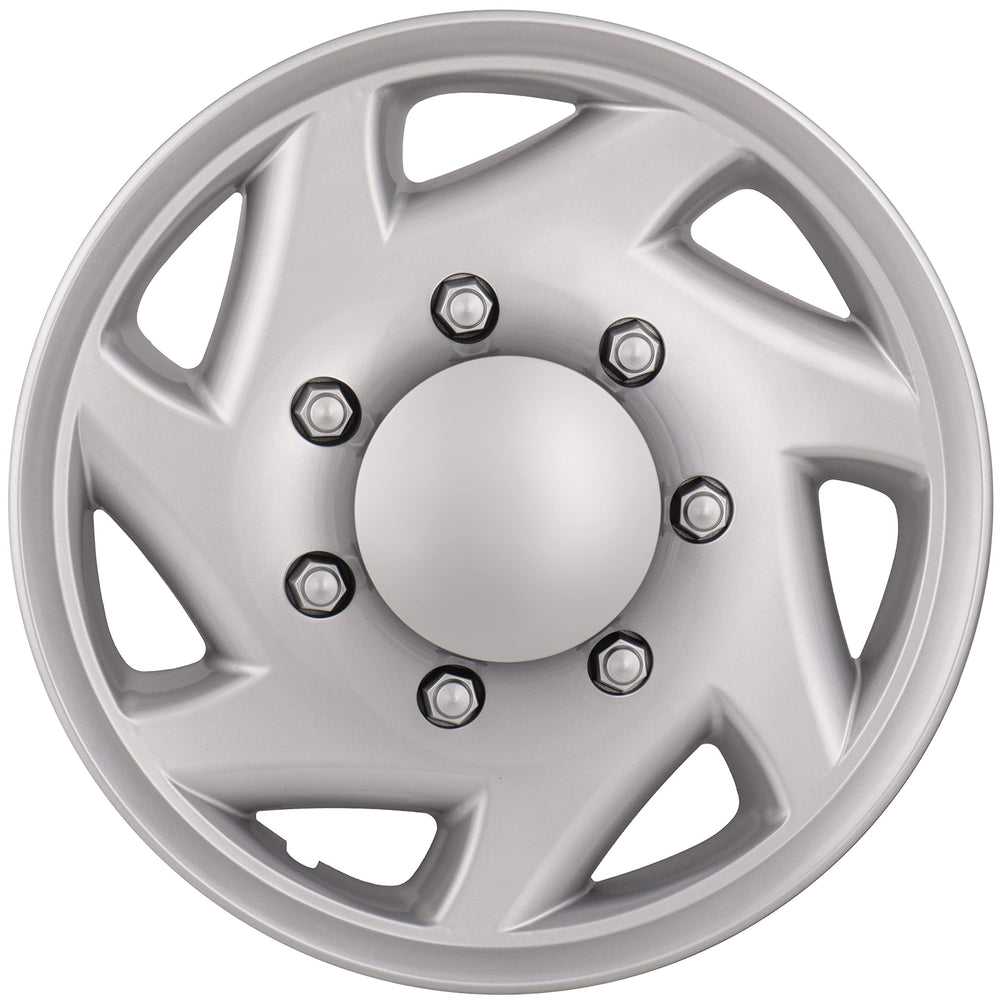 HubStar front-facing hubcap showing OEM-style appearance and restored wheel look