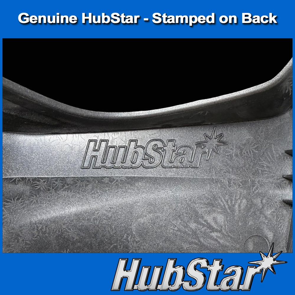 HubStar painted finish close-up showing glossy texture and long-lasting look benefit