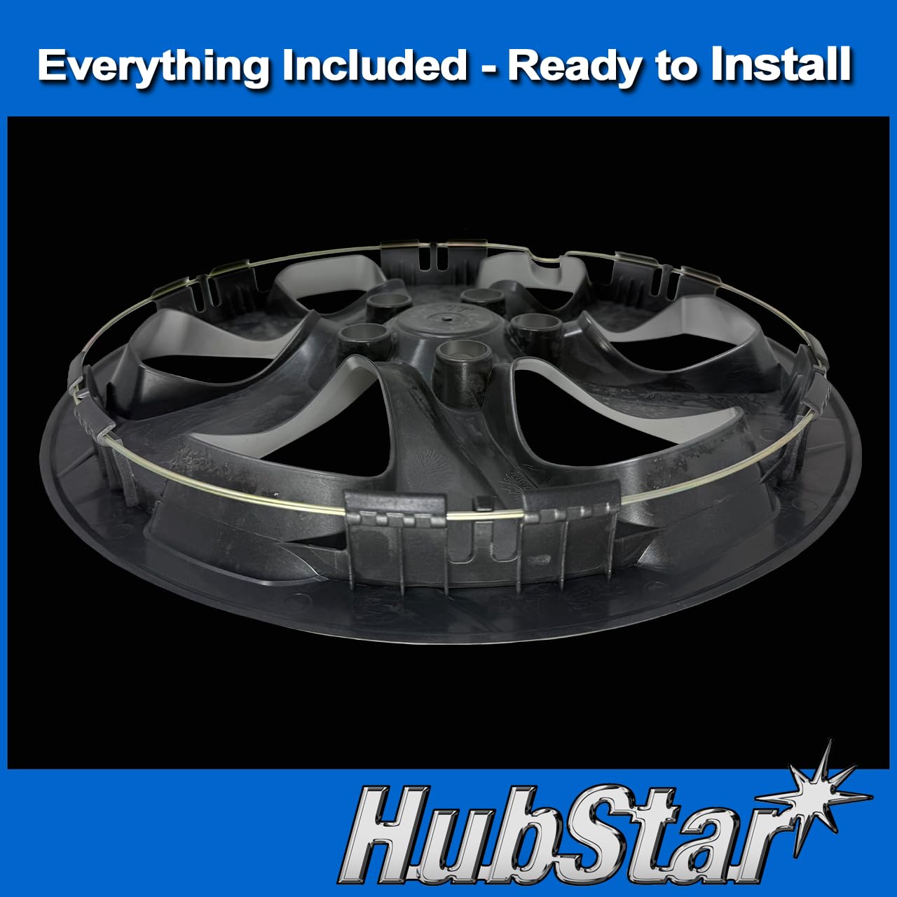 HubStar heavy-duty steel retention ring detail showing secure retention benefit