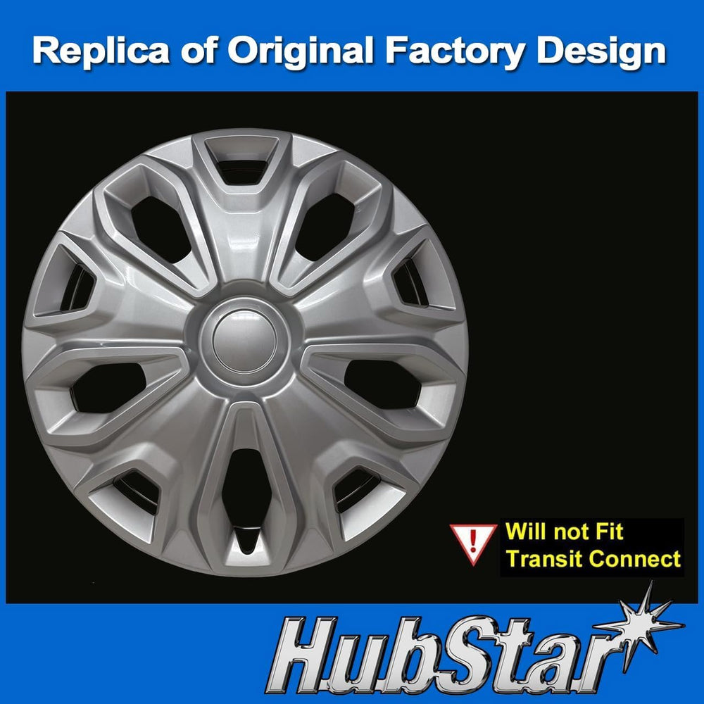 HubStar hubcap side profile close-up showing clip alignment and fit benefit