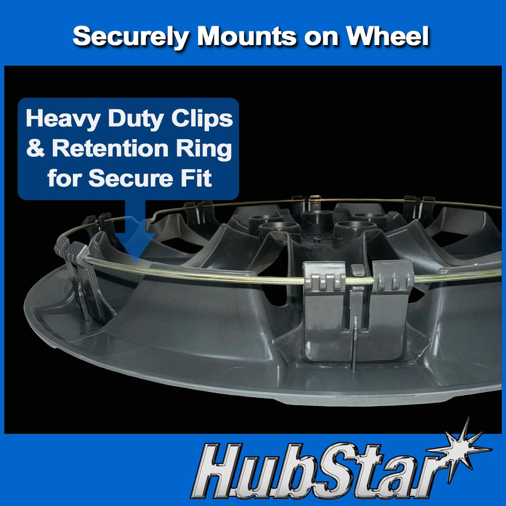 HubStar silver painted finish close-up demonstrating smooth, OEM-like look