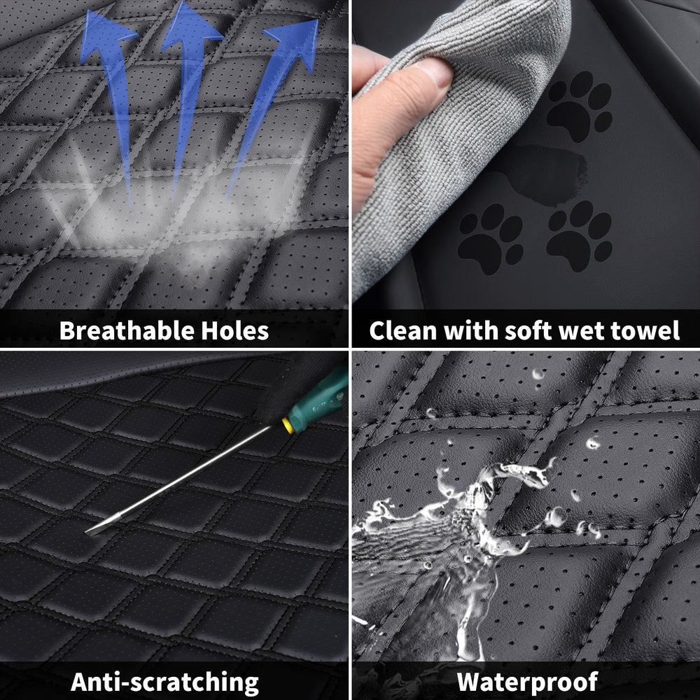 Huidasource perforated center panel improving breathability and style