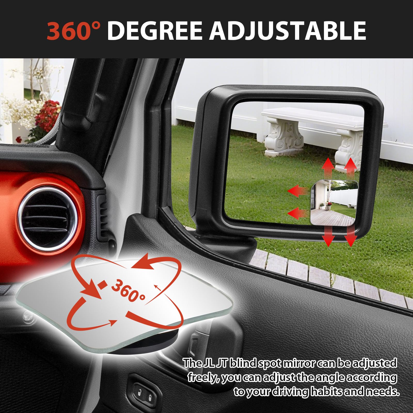 Huidnnas lifestyle image on Jeep illustrating clearer road sightlines
