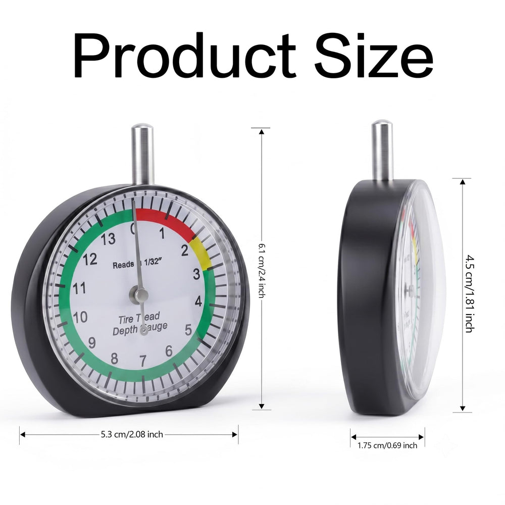 HULZELOE close-up of 1/32" dial for precise measurement benefit