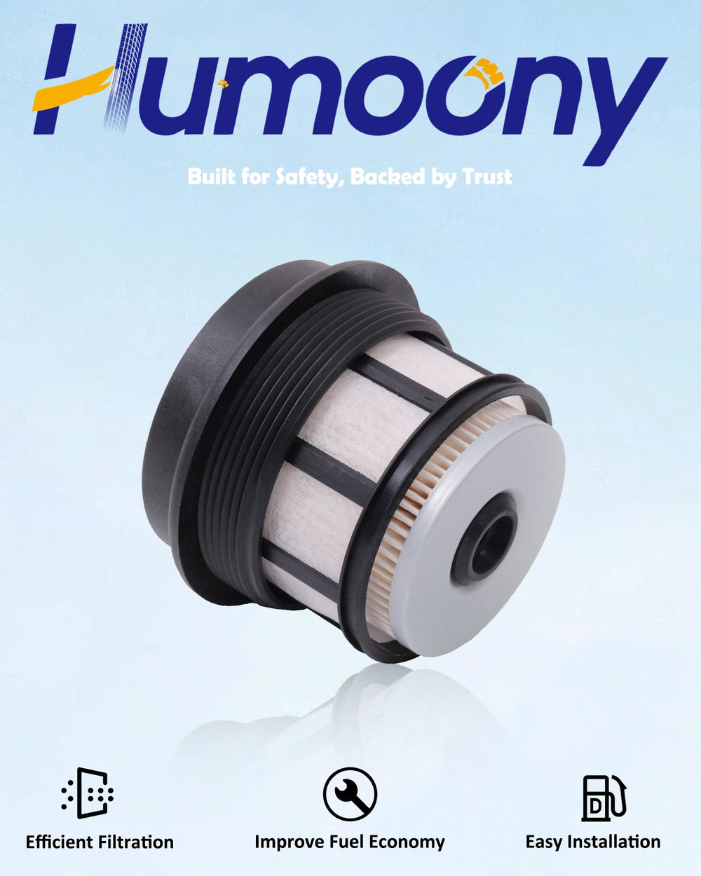 Humoony FD4596 in garage during installation showing straightforward replacement