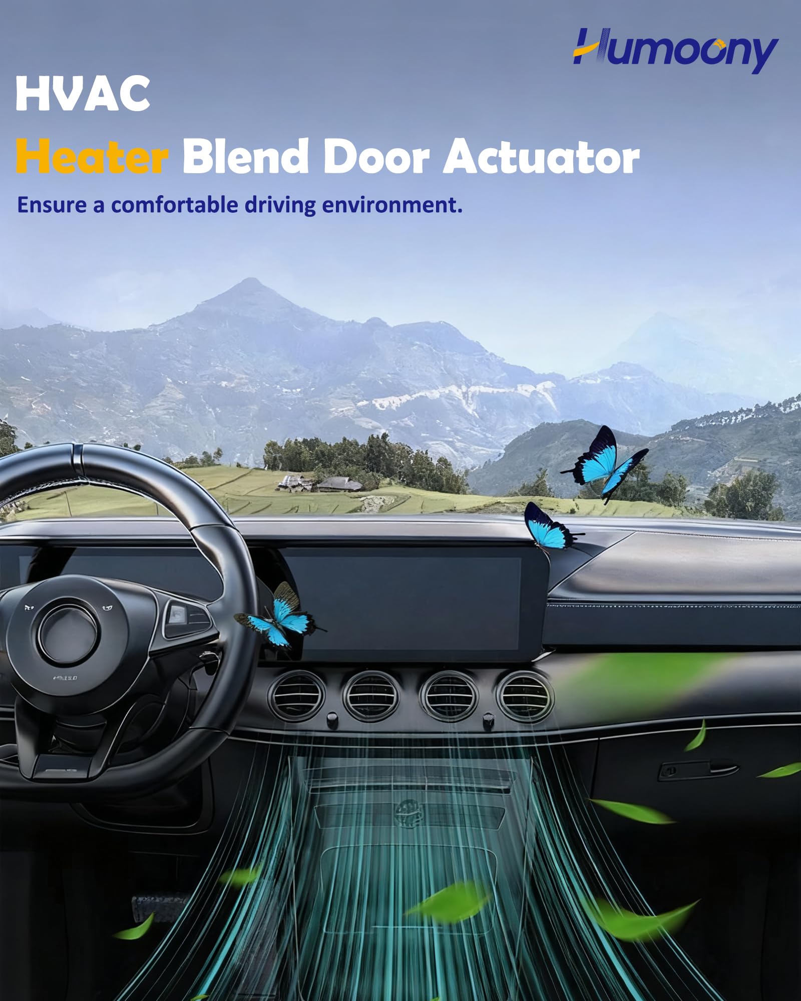 Humoony actuator installed in truck HVAC showing restored comfort