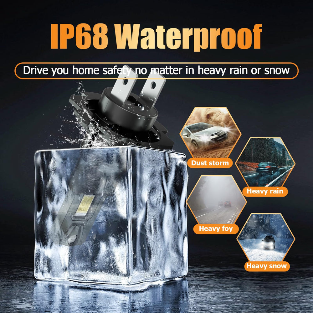HUOKEDS product label and specs highlighting waterproof build and long life