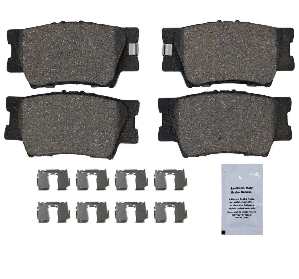 HUSCH ceramic pad close-up surface showing smooth friction material for consistent stopping