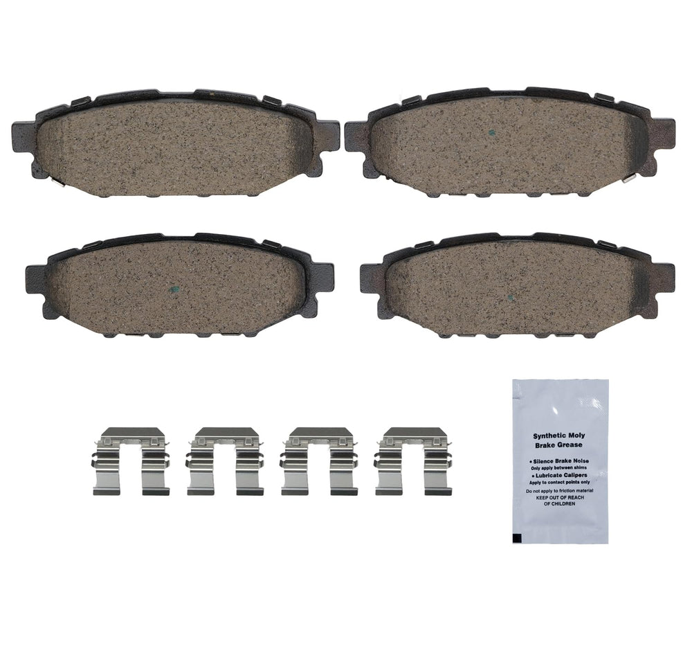 HUSCH ceramic pad close-up showing friction surface for consistent stopping