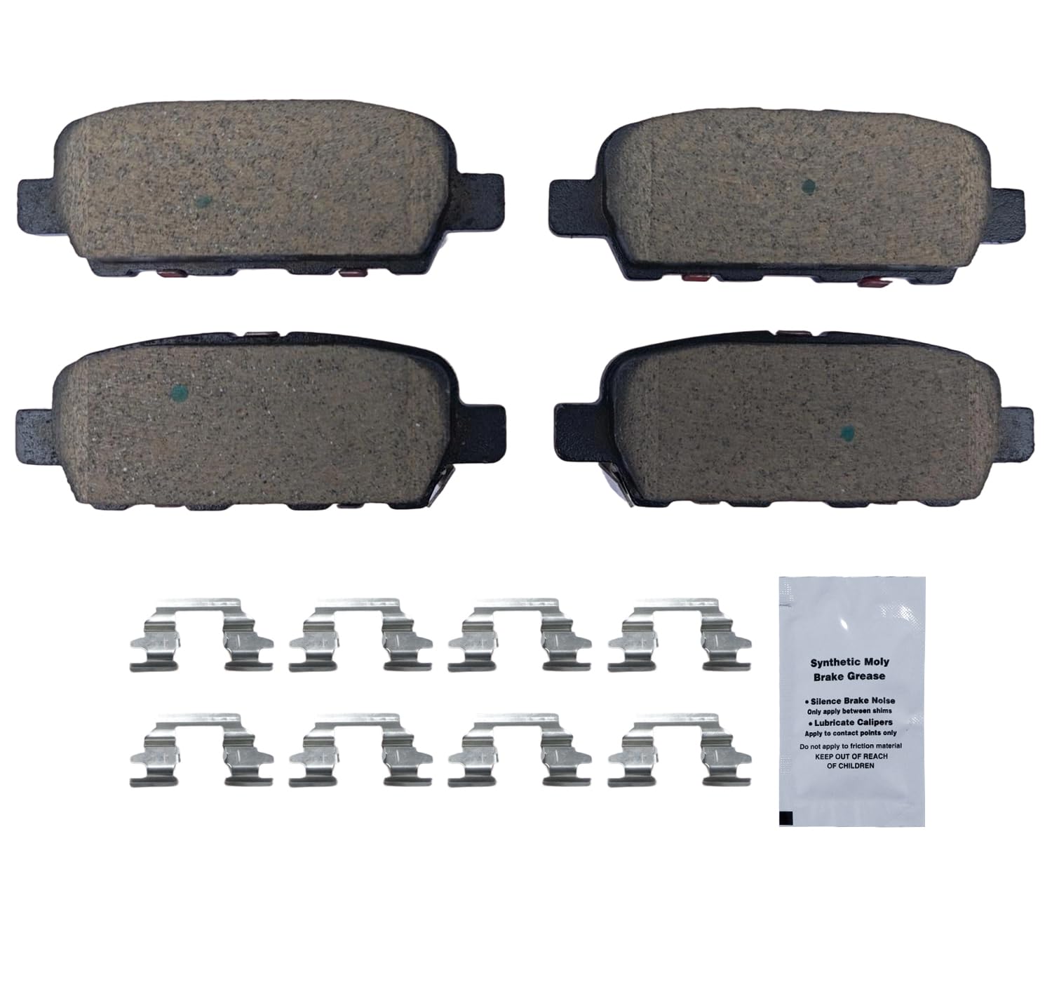 HUSCH ceramic pad close-up texture illustrating consistent friction surface
