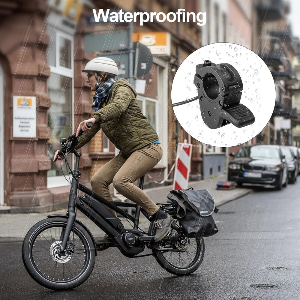 HUSETOO throttle in commuter use illustrating practical urban riding benefit