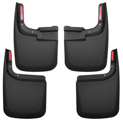 Husky Liners rear mud guards front view showcasing factory fit and clean look