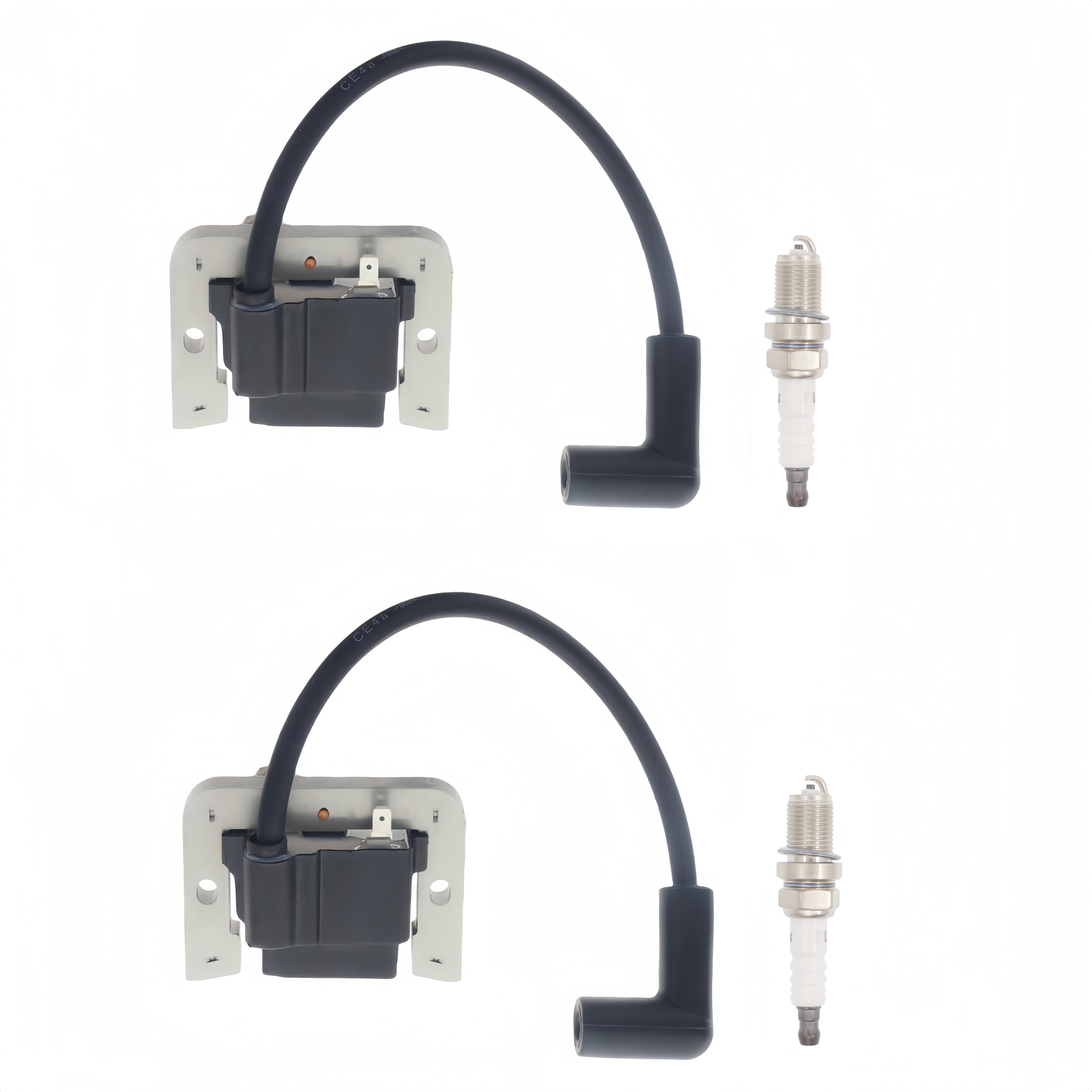 Hutdkte ignition coil front view showing compact housing and easy-fit design benefit