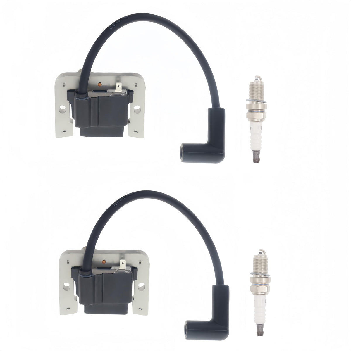 Hutdkte ignition coil front view showing compact housing and easy-fit design benefit