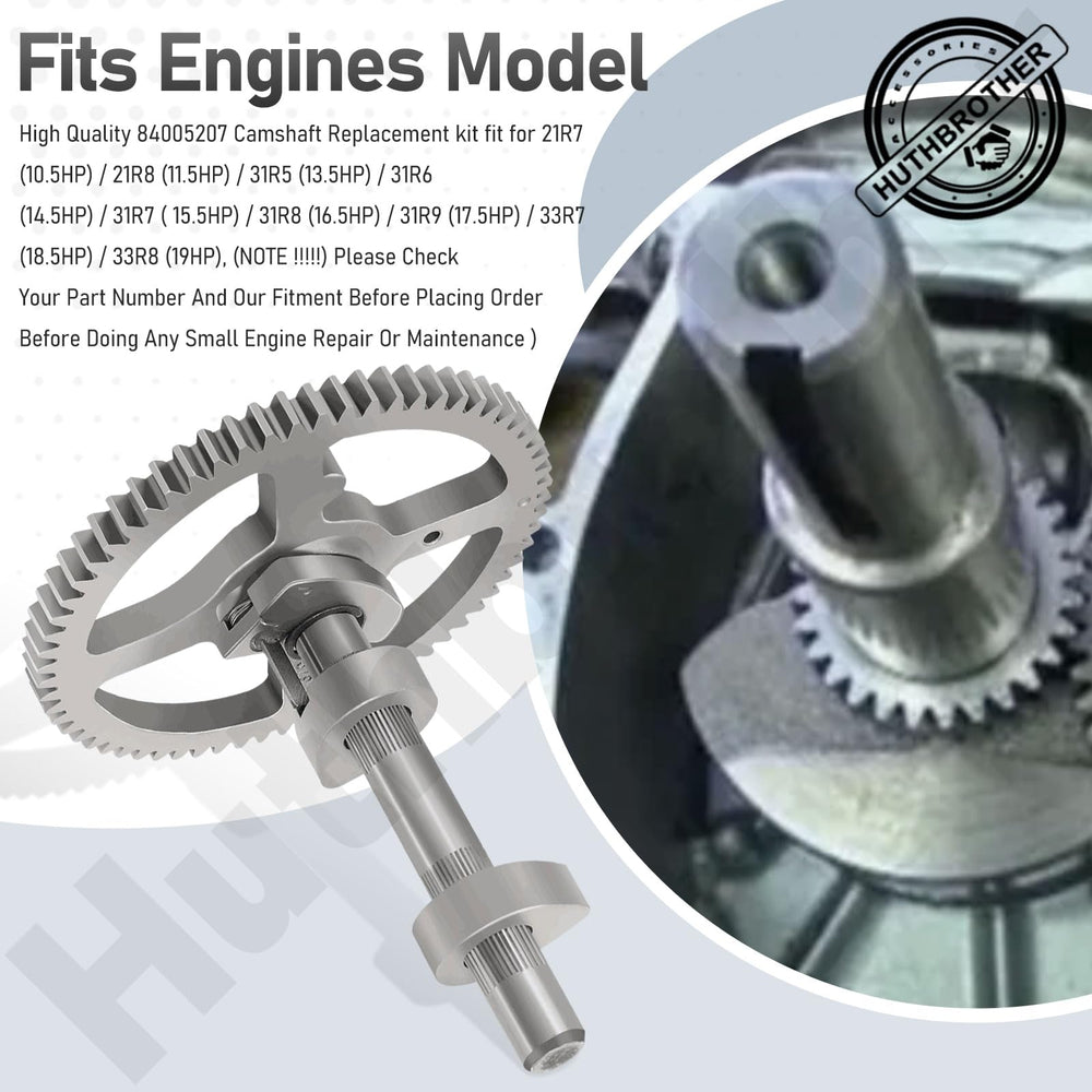 Huthbrother camshaft laid with two 697110 gaskets and 795387 oil seal for complete repair