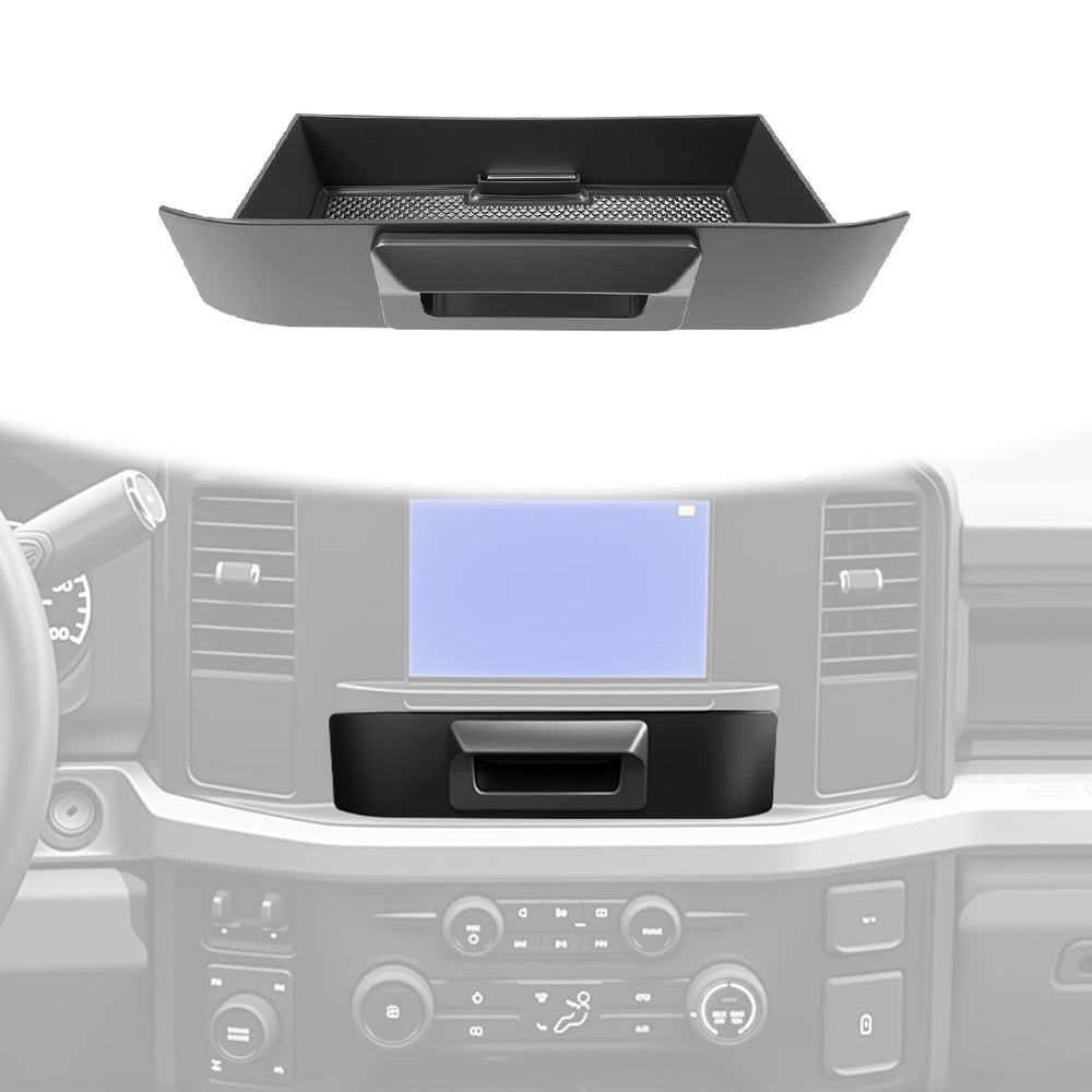 HUYINPJ front view drawer installed shows neat storage benefit