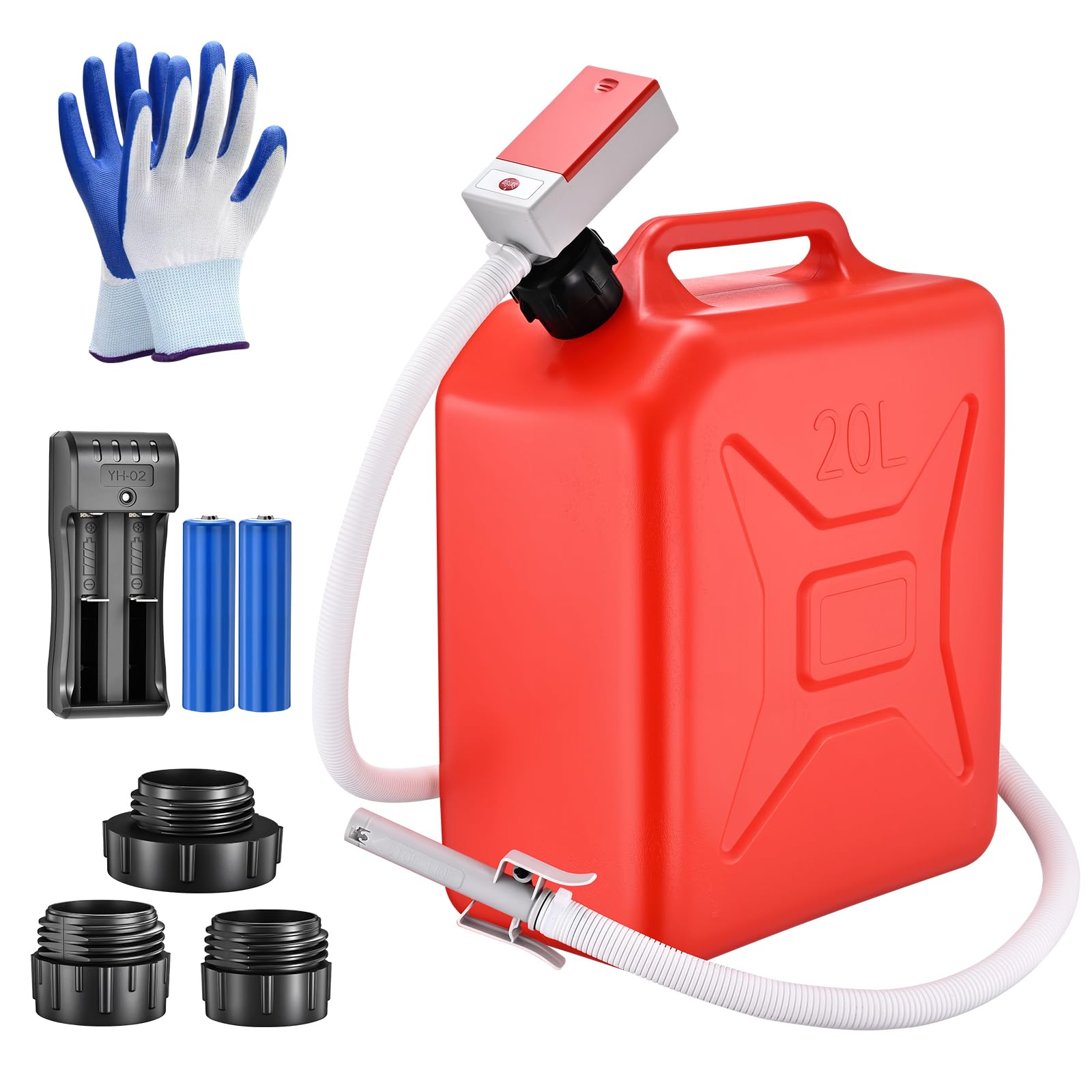 huzjicn front packaging showing pump and kit convenient portability