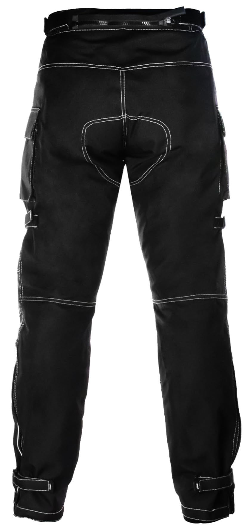HWK Motorsports Apparel rear view highlighting reinforced seams and durability for safer rides