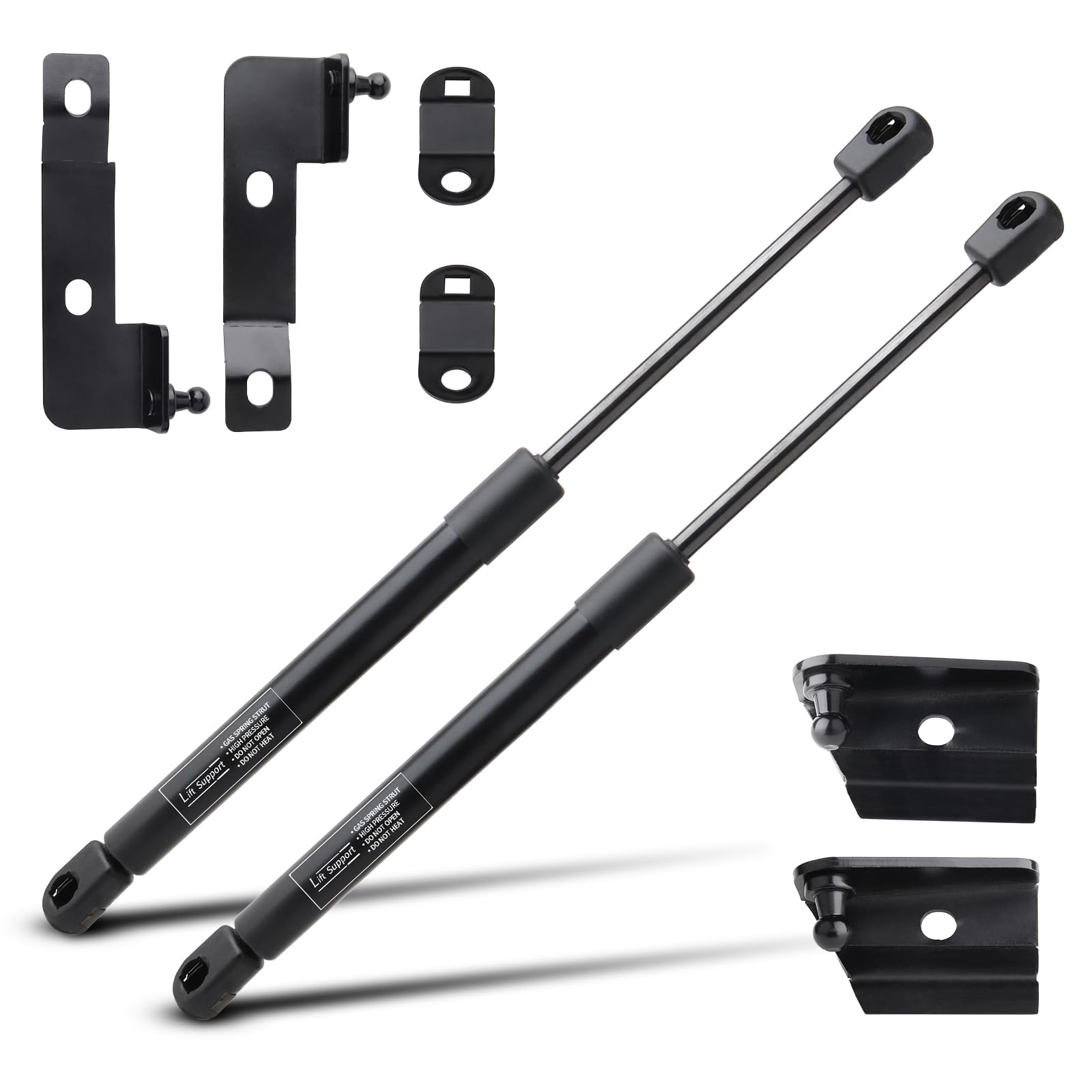 HXSKJMX front packaging showing complete hood strut kit and benefits