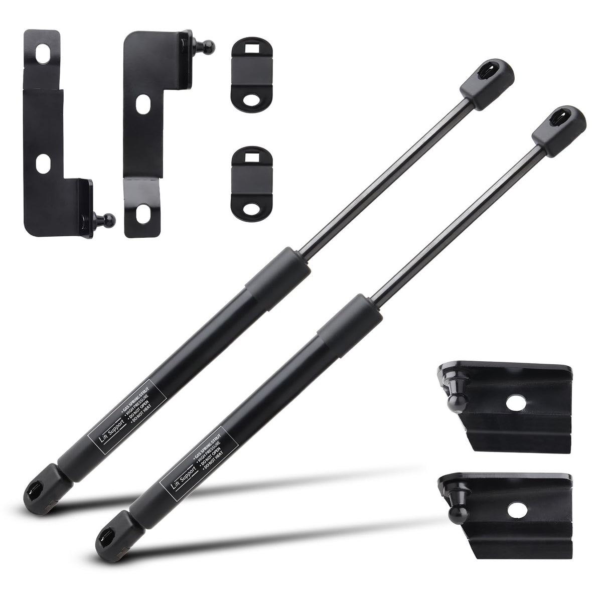 HXSKJMX front packaging showing complete hood strut kit and benefits