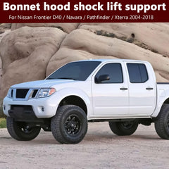 HXSKJMX installed on hood right side showing quiet opening benefit