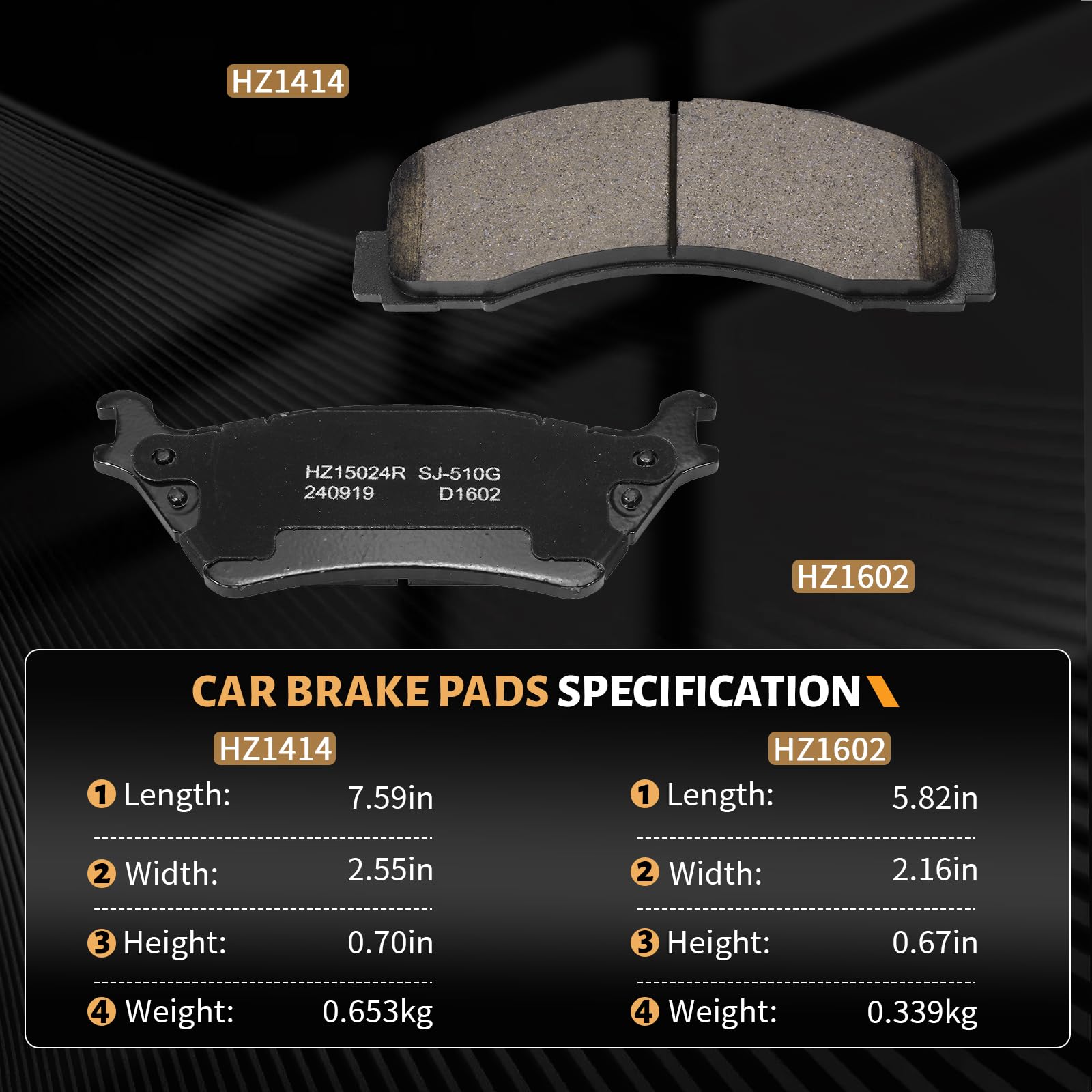 HYFTJYZ pads in garage setting with tools emphasizing DIY replacement ease